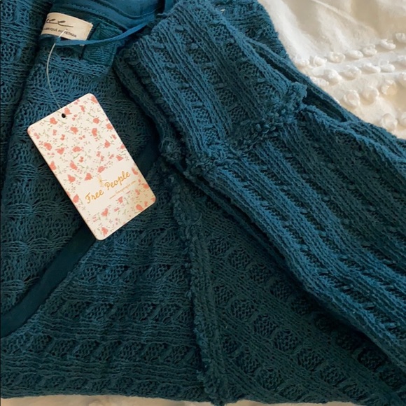 Free People sweater thein’s hacci top NWTl - Picture 4 of 7